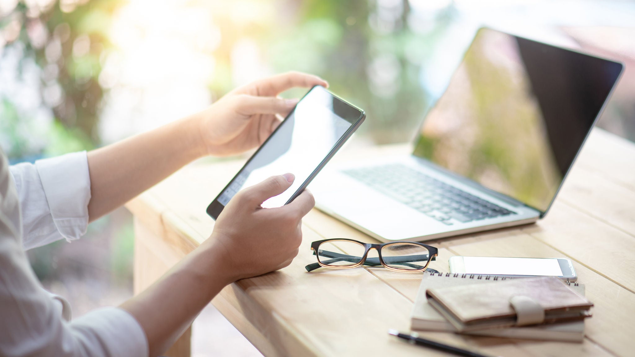 laptop and tablet